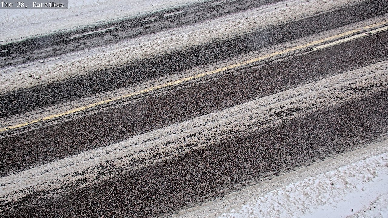 Weather Camera Image Road 28 Haapavesi, Karsikas, Haapavesi, Pohjois-Pohjanmaa