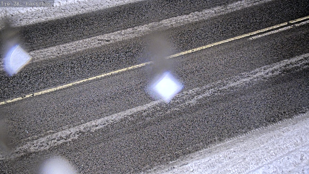 Weather Camera Image Road 28 Haapavesi, Karsikas, Haapavesi, Pohjois-Pohjanmaa