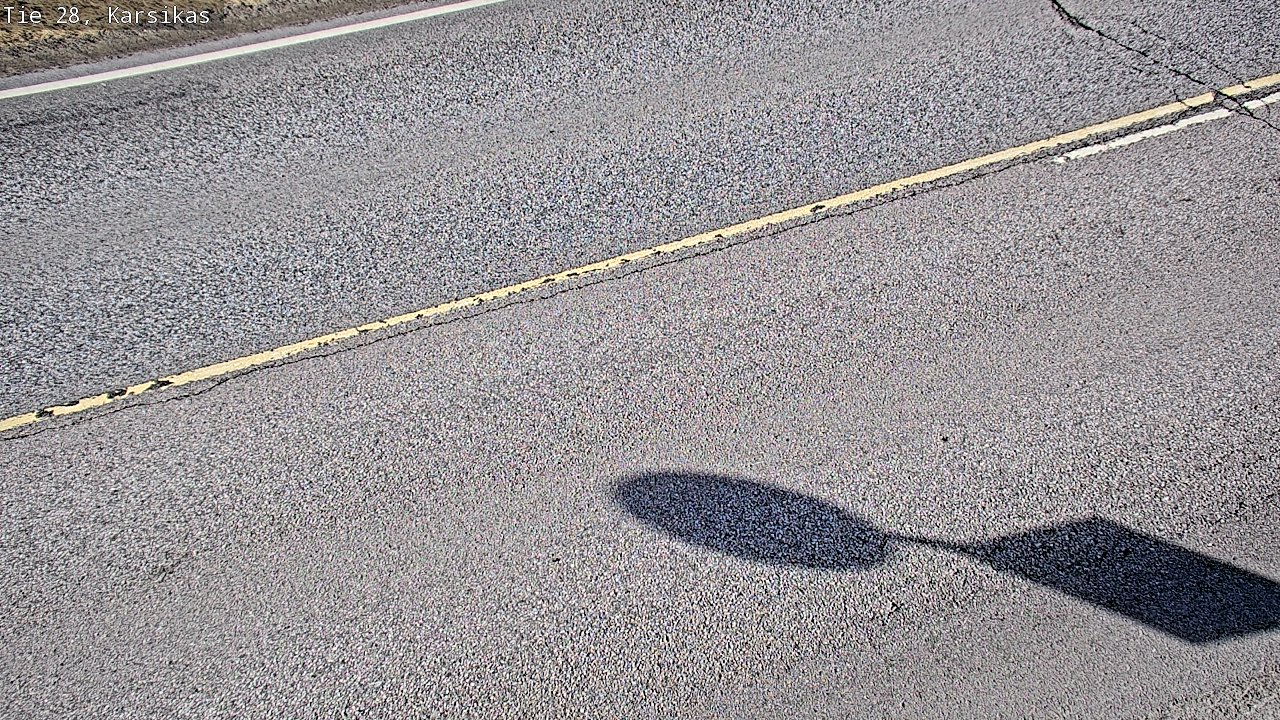 Weather Camera Image Väg 28 Haapavesi, Karsikas, Haapavesi, Pohjois-Pohjanmaa
