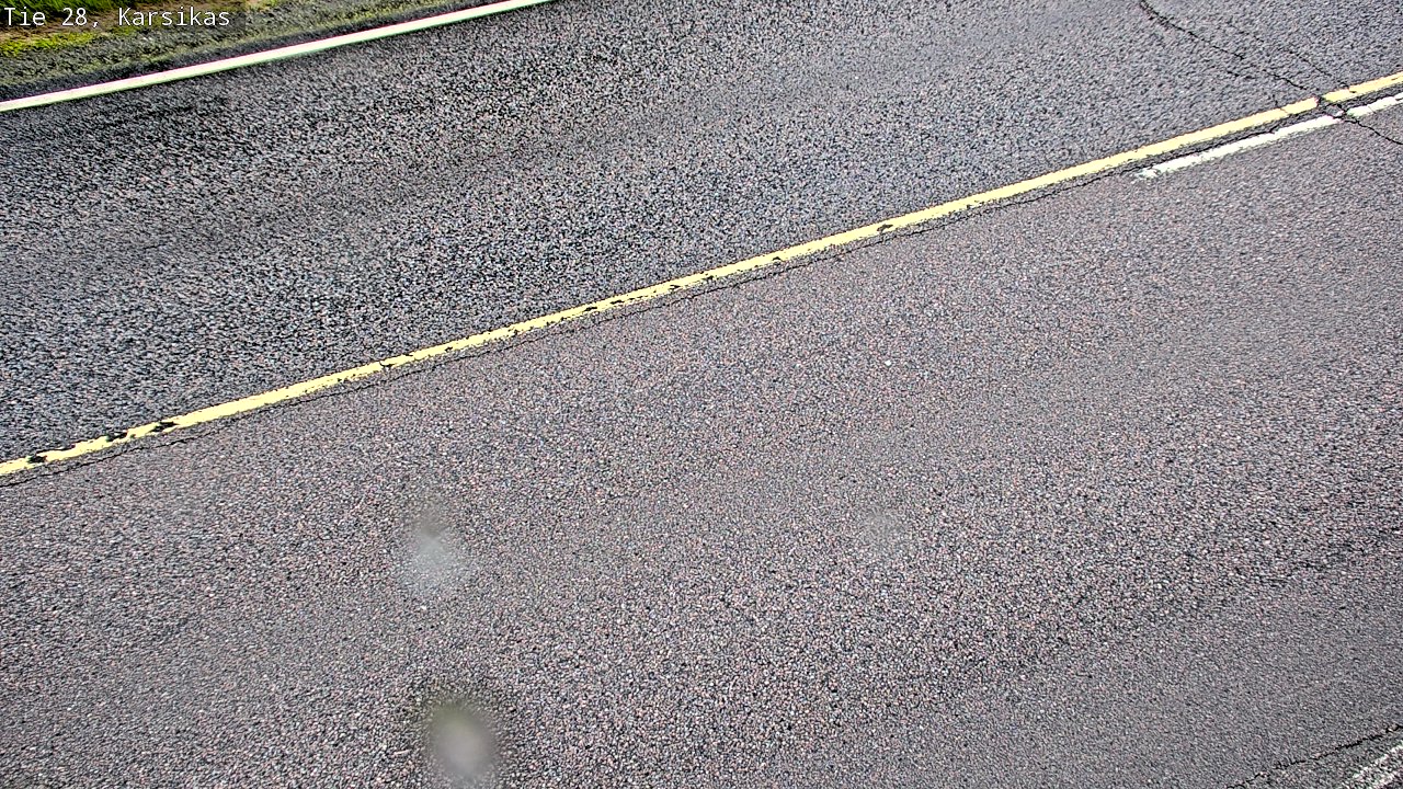 Weather Camera Image Road 28 Haapavesi, Karsikas, Haapavesi, Pohjois-Pohjanmaa