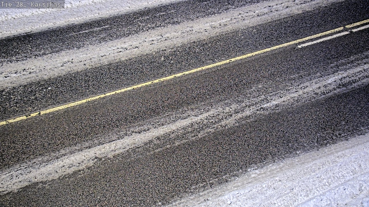 Weather Camera Image Road 28 Haapavesi, Karsikas, Haapavesi, Pohjois-Pohjanmaa