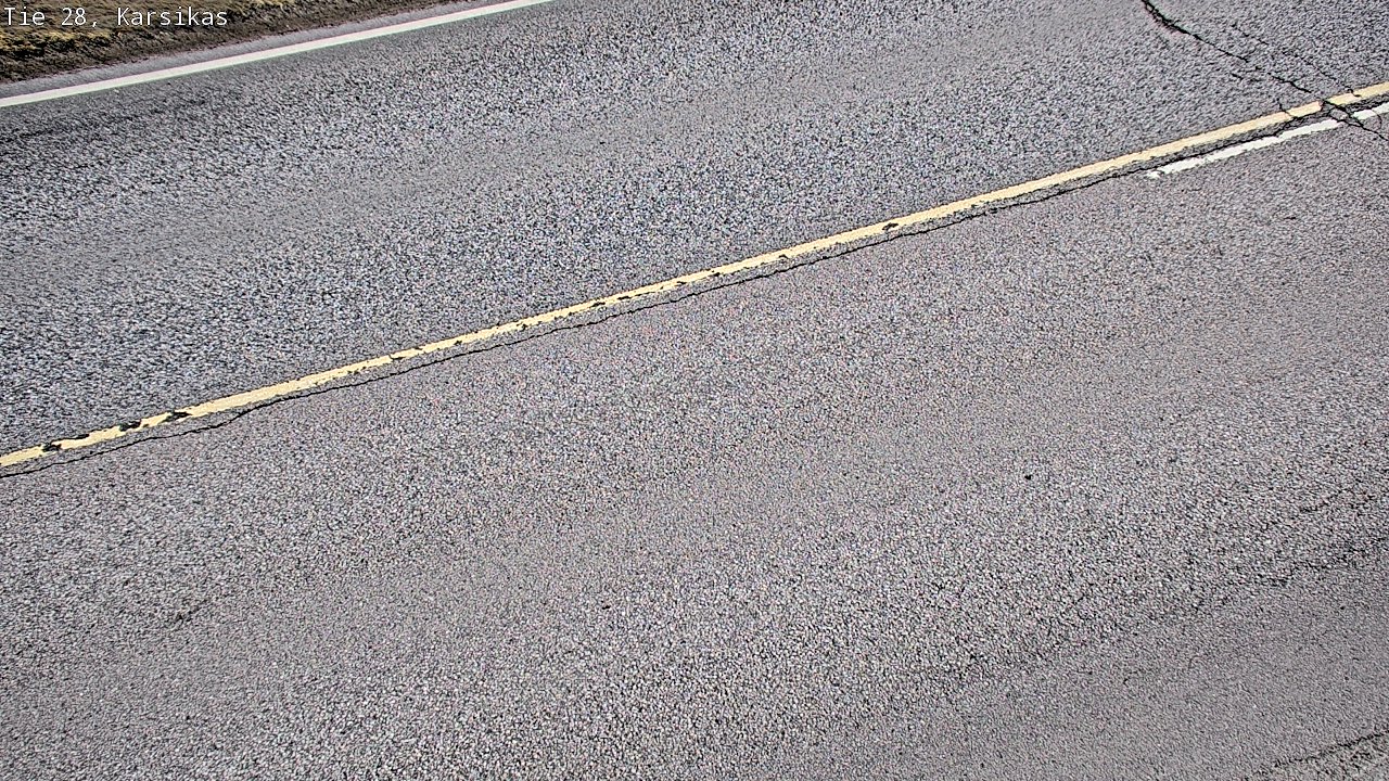 Weather Camera Image Väg 28 Haapavesi, Karsikas, Haapavesi, Pohjois-Pohjanmaa