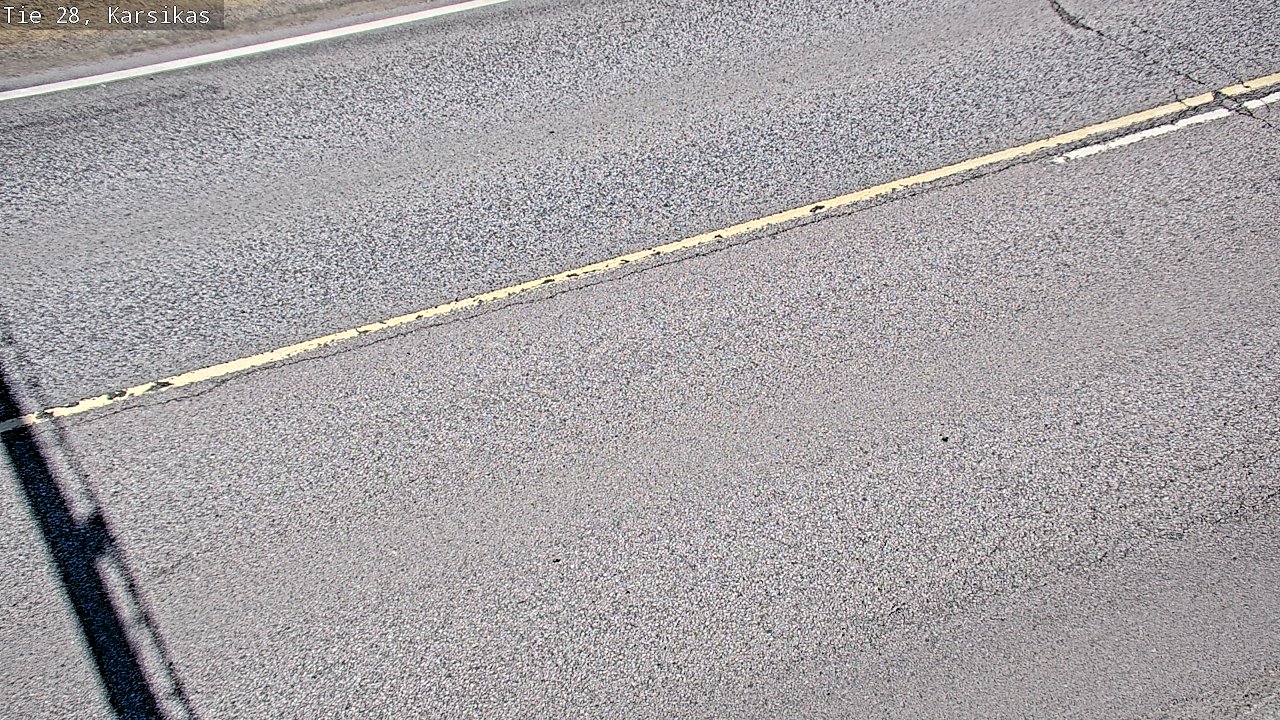 Weather Camera Image Väg 28 Haapavesi, Karsikas, Haapavesi, Pohjois-Pohjanmaa