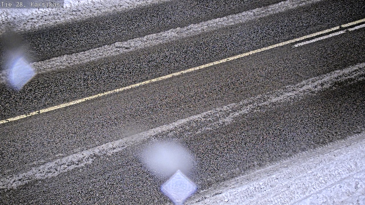 Weather Camera Image Road 28 Haapavesi, Karsikas, Haapavesi, Pohjois-Pohjanmaa