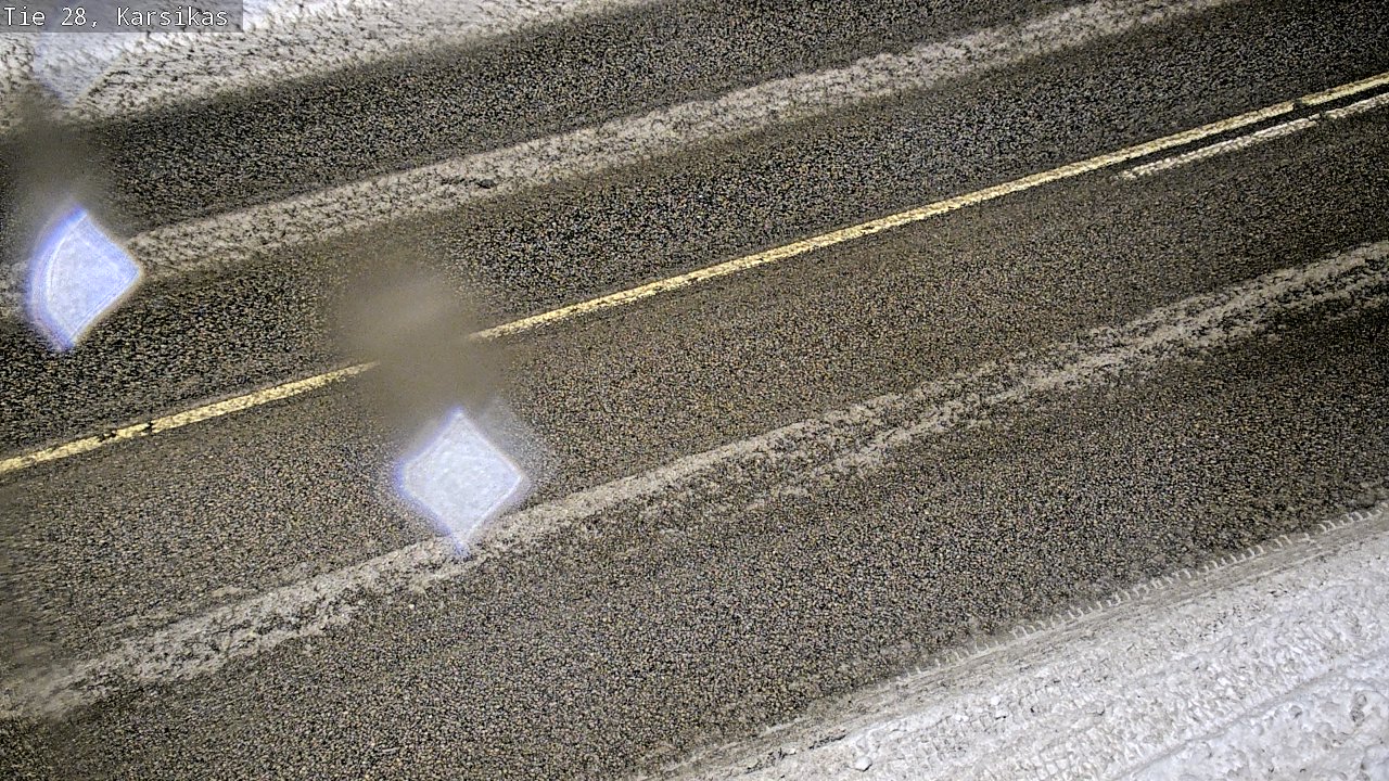 Weather Camera Image Road 28 Haapavesi, Karsikas, Haapavesi, Pohjois-Pohjanmaa