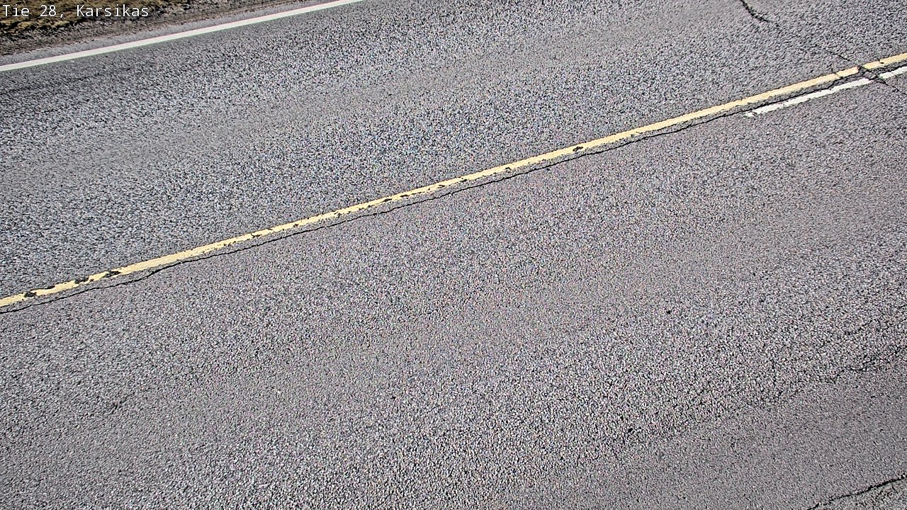 Weather Camera Image Väg 28 Haapavesi, Karsikas, Haapavesi, Pohjois-Pohjanmaa