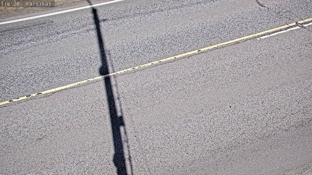 Weather Camera Image Väg 28 Haapavesi, Karsikas, Haapavesi, Pohjois-Pohjanmaa
