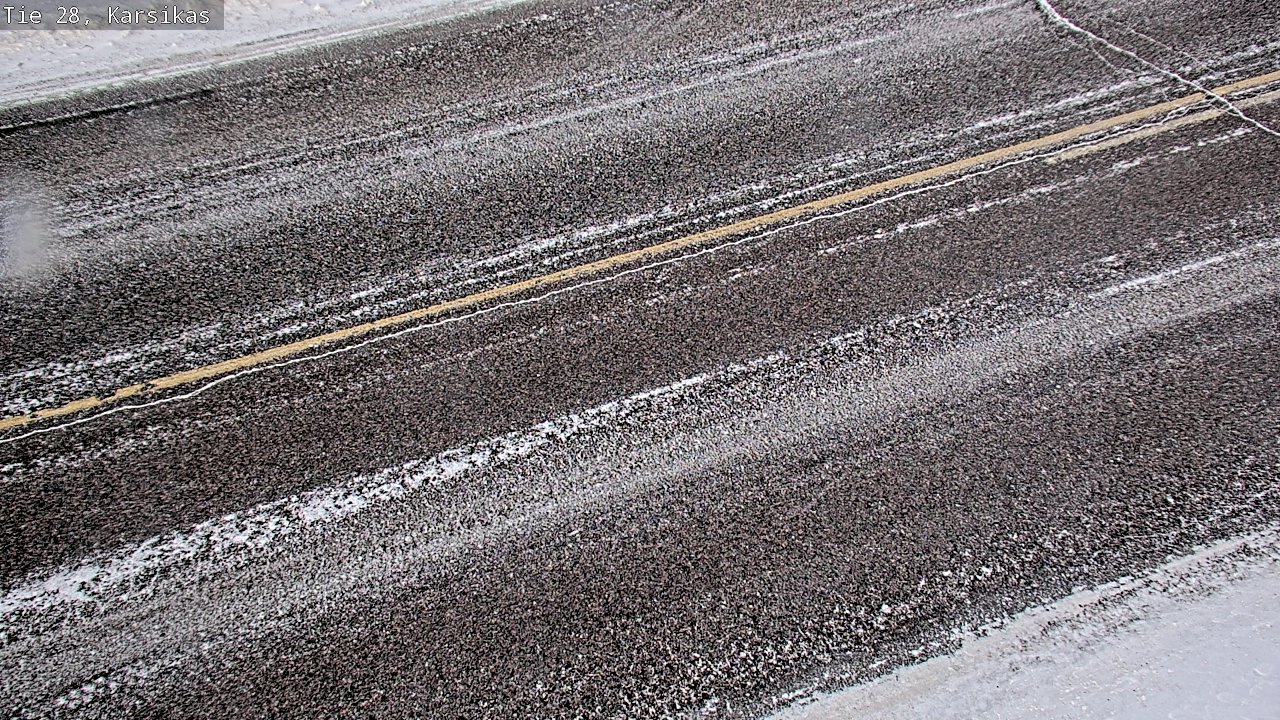 Weather Camera Image Väg 28 Haapavesi, Karsikas, Haapavesi, Pohjois-Pohjanmaa