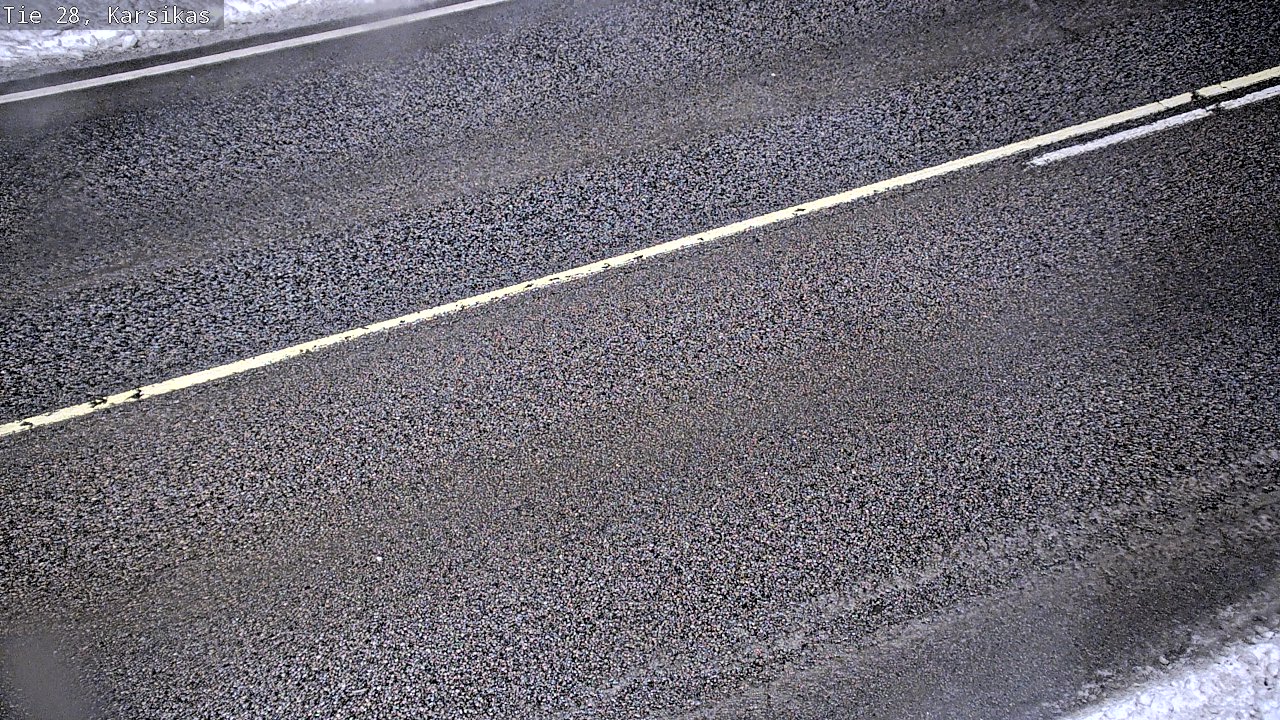 Weather Camera Image Road 28 Haapavesi, Karsikas, Haapavesi, Pohjois-Pohjanmaa