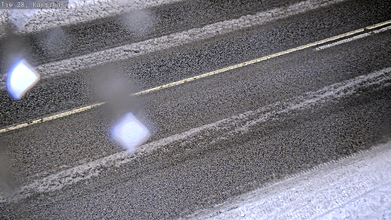 Weather Camera Image Road 28 Haapavesi, Karsikas, Haapavesi, Pohjois-Pohjanmaa