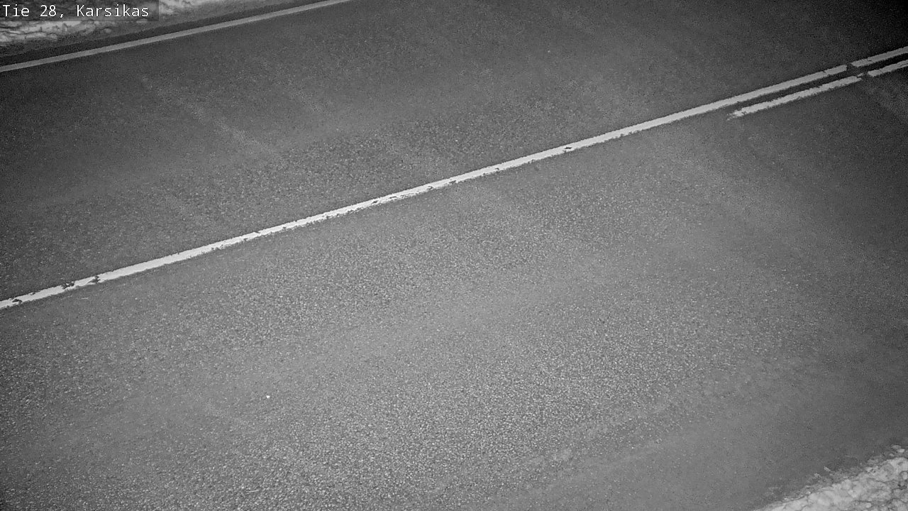 Weather Camera Image Road 28 Haapavesi, Karsikas, Haapavesi, Pohjois-Pohjanmaa