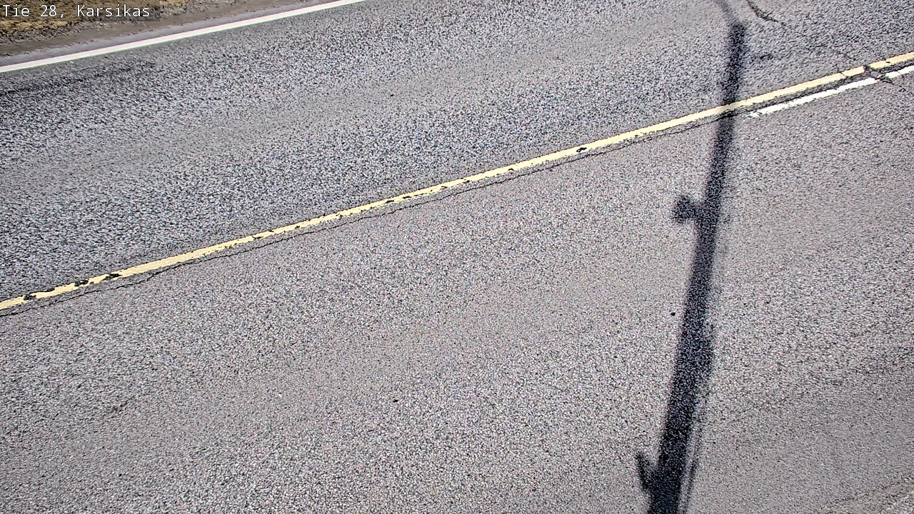 Weather Camera Image Väg 28 Haapavesi, Karsikas, Haapavesi, Pohjois-Pohjanmaa
