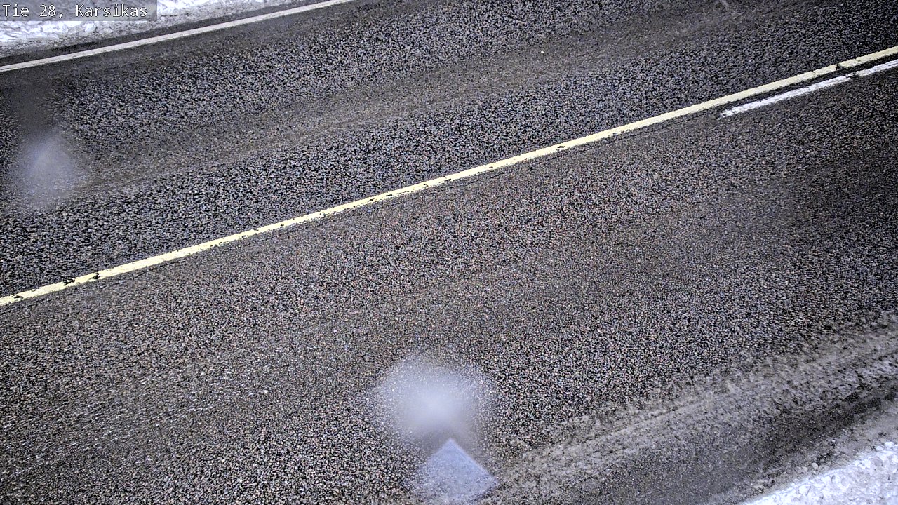 Weather Camera Image Road 28 Haapavesi, Karsikas, Haapavesi, Pohjois-Pohjanmaa