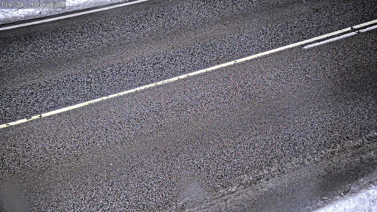 Weather Camera Image Road 28 Haapavesi, Karsikas, Haapavesi, Pohjois-Pohjanmaa