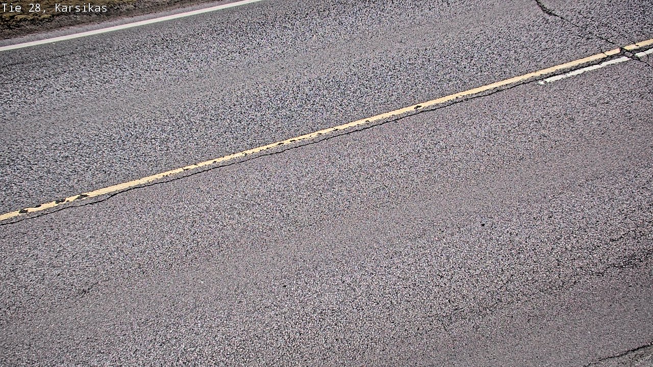 Weather Camera Image Väg 28 Haapavesi, Karsikas, Haapavesi, Pohjois-Pohjanmaa