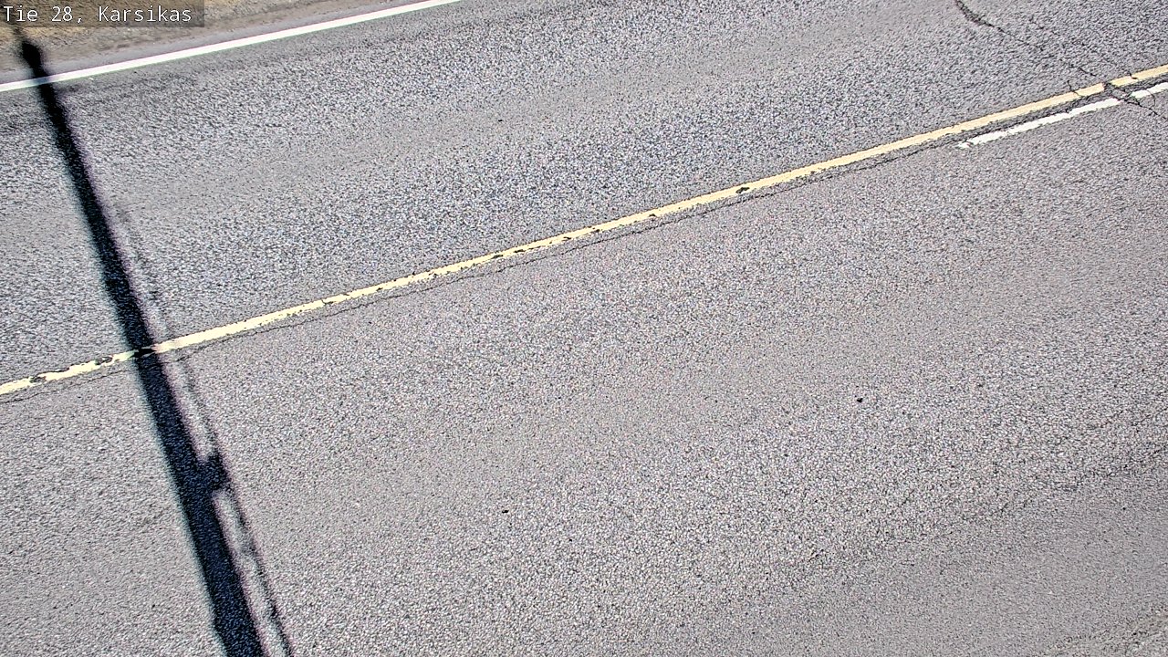 Weather Camera Image Väg 28 Haapavesi, Karsikas, Haapavesi, Pohjois-Pohjanmaa