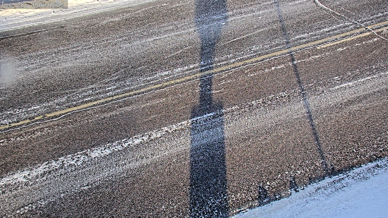 Weather Camera Image Road 28 Haapavesi, Karsikas, Haapavesi, Pohjois-Pohjanmaa