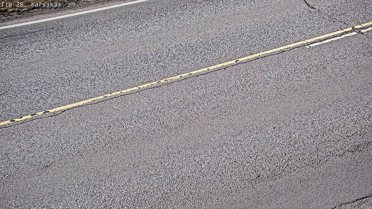 Weather Camera Image Väg 28 Haapavesi, Karsikas, Haapavesi, Pohjois-Pohjanmaa