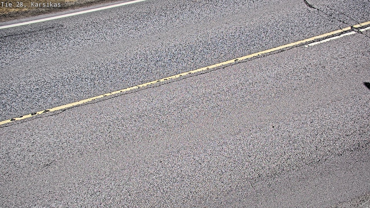 Weather Camera Image Väg 28 Haapavesi, Karsikas, Haapavesi, Pohjois-Pohjanmaa