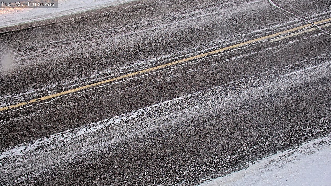 Weather Camera Image Väg 28 Haapavesi, Karsikas, Haapavesi, Pohjois-Pohjanmaa