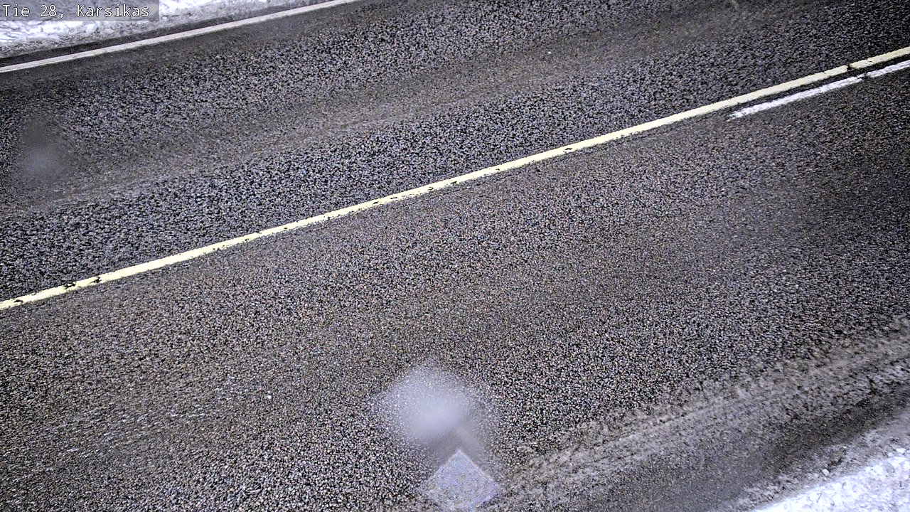 Weather Camera Image Road 28 Haapavesi, Karsikas, Haapavesi, Pohjois-Pohjanmaa
