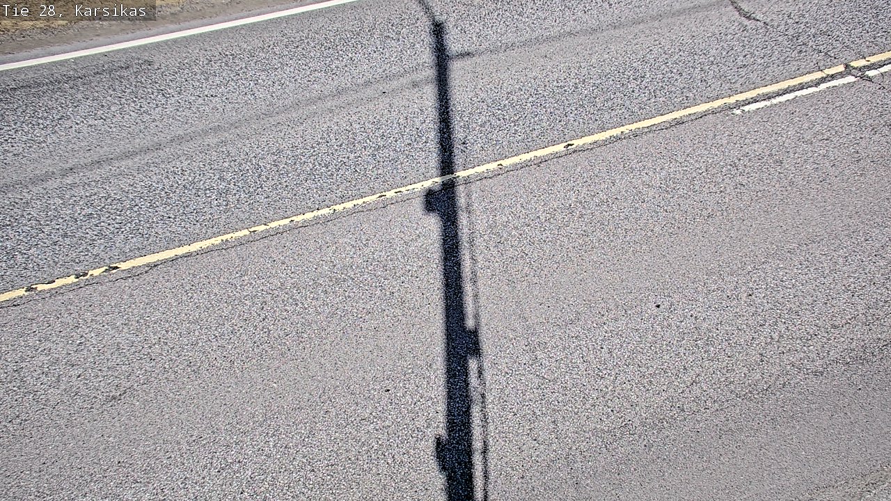 Weather Camera Image Väg 28 Haapavesi, Karsikas, Haapavesi, Pohjois-Pohjanmaa