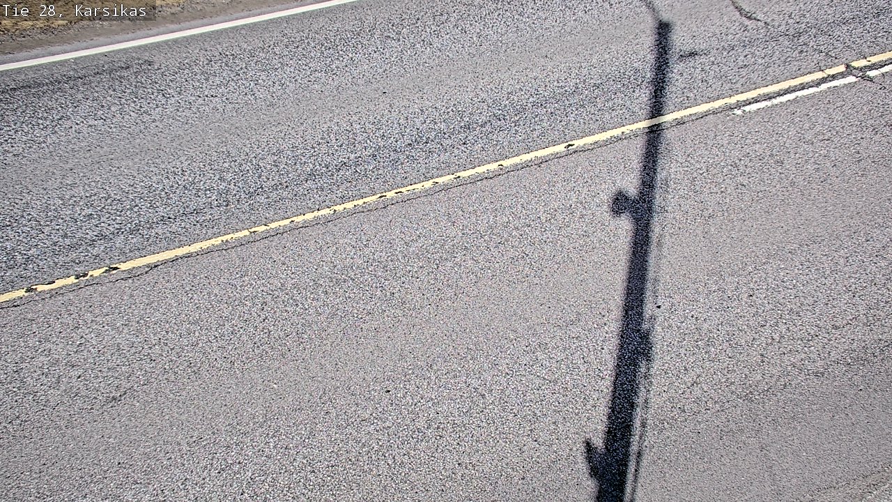 Weather Camera Image Väg 28 Haapavesi, Karsikas, Haapavesi, Pohjois-Pohjanmaa