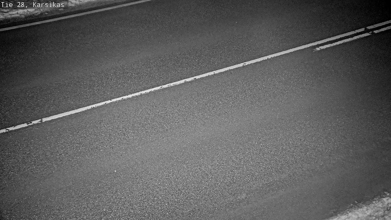 Weather Camera Image Road 28 Haapavesi, Karsikas, Haapavesi, Pohjois-Pohjanmaa