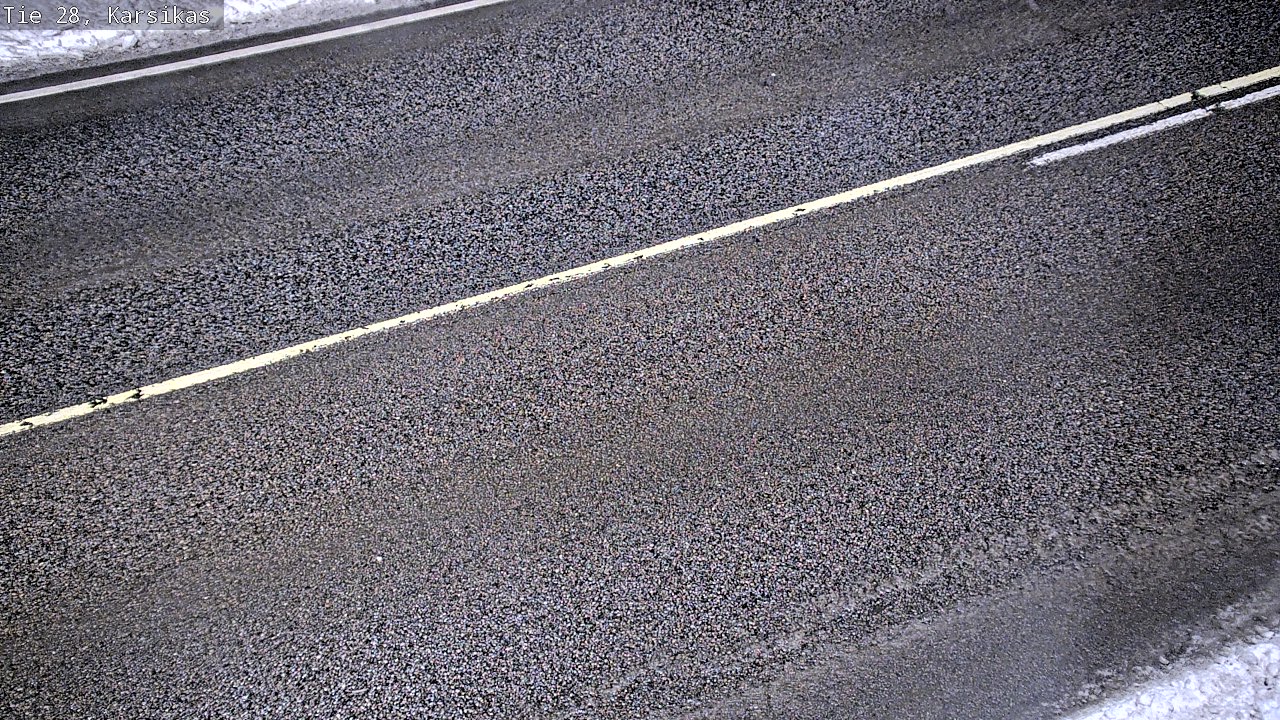 Weather Camera Image Road 28 Haapavesi, Karsikas, Haapavesi, Pohjois-Pohjanmaa