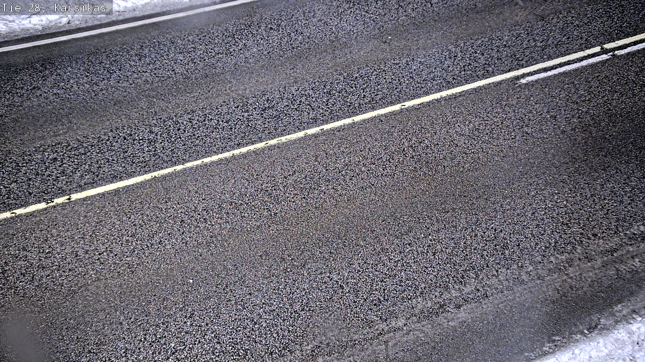 Weather Camera Image Road 28 Haapavesi, Karsikas, Haapavesi, Pohjois-Pohjanmaa