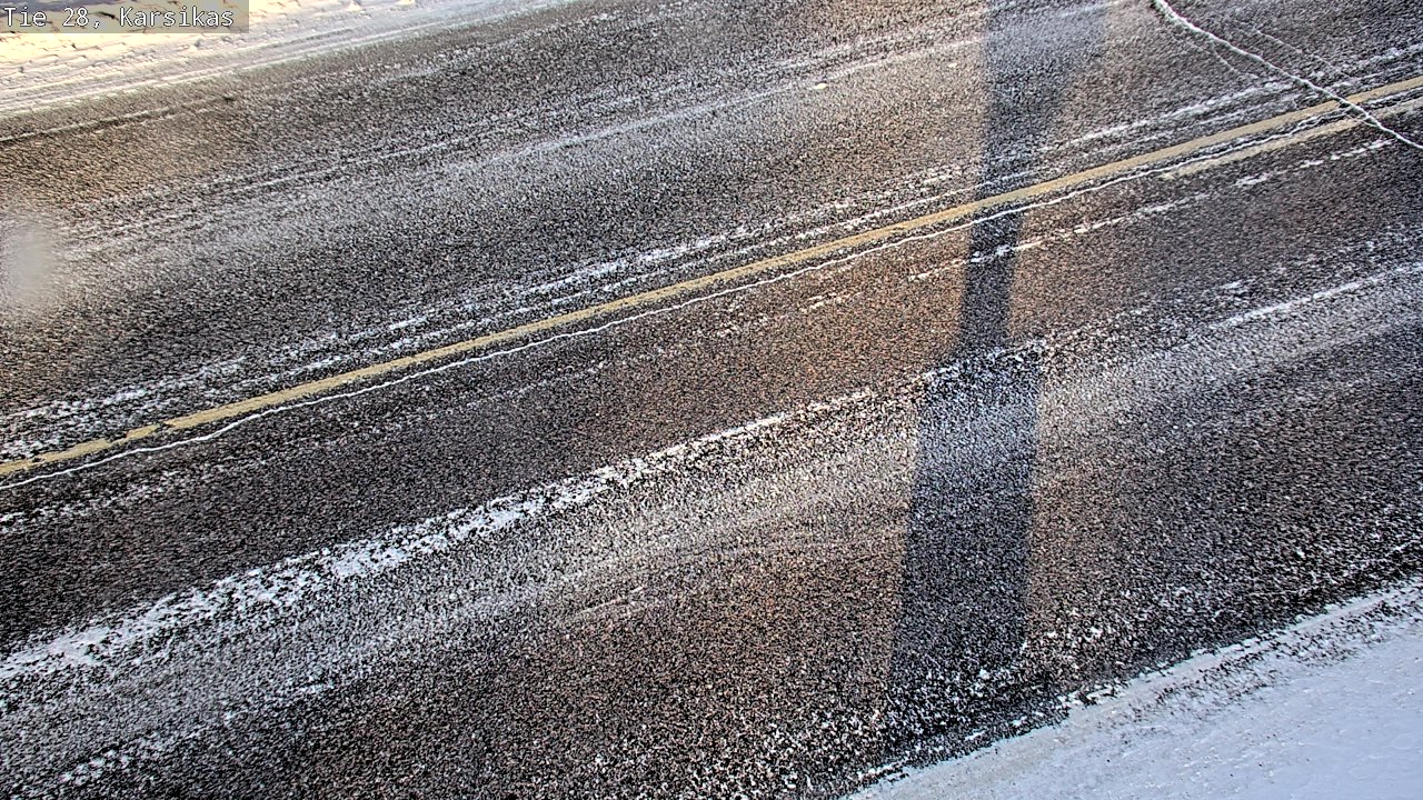 Weather Camera Image Road 28 Haapavesi, Karsikas, Haapavesi, Pohjois-Pohjanmaa