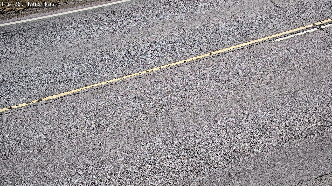 Weather Camera Image Väg 28 Haapavesi, Karsikas, Haapavesi, Pohjois-Pohjanmaa
