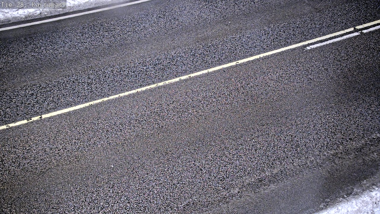 Weather Camera Image Road 28 Haapavesi, Karsikas, Haapavesi, Pohjois-Pohjanmaa
