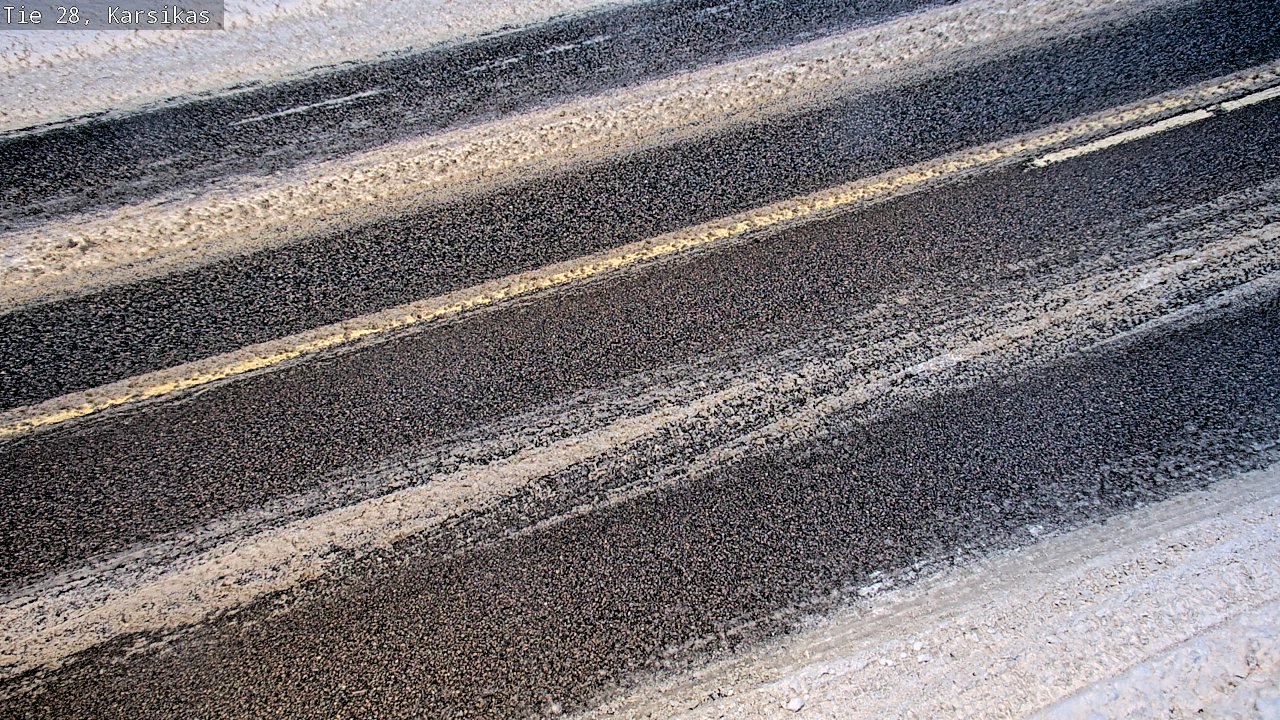 Weather Camera Image Road 28 Haapavesi, Karsikas, Haapavesi, Pohjois-Pohjanmaa