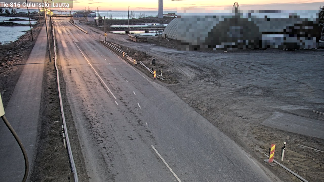 Weather Camera Image Road 816 Oulunsalo, Oulu, Pohjois-Pohjanmaa