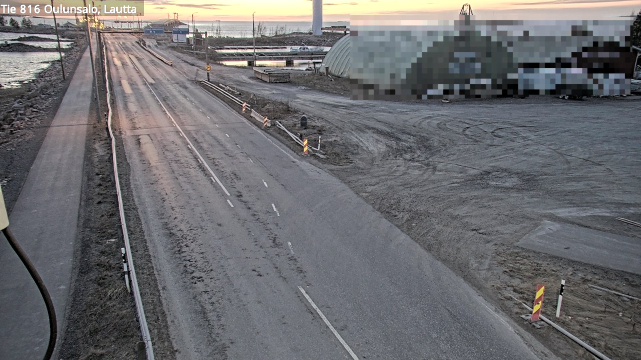 Weather Camera Image Road 816 Oulunsalo, Oulu, Pohjois-Pohjanmaa