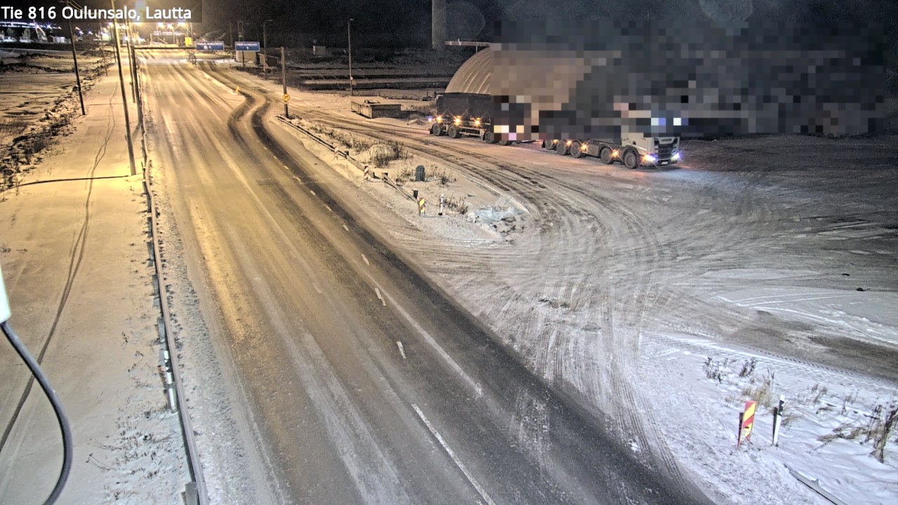 Weather Camera Image Väg 816 Uleåsalo, Oulu, Pohjois-Pohjanmaa