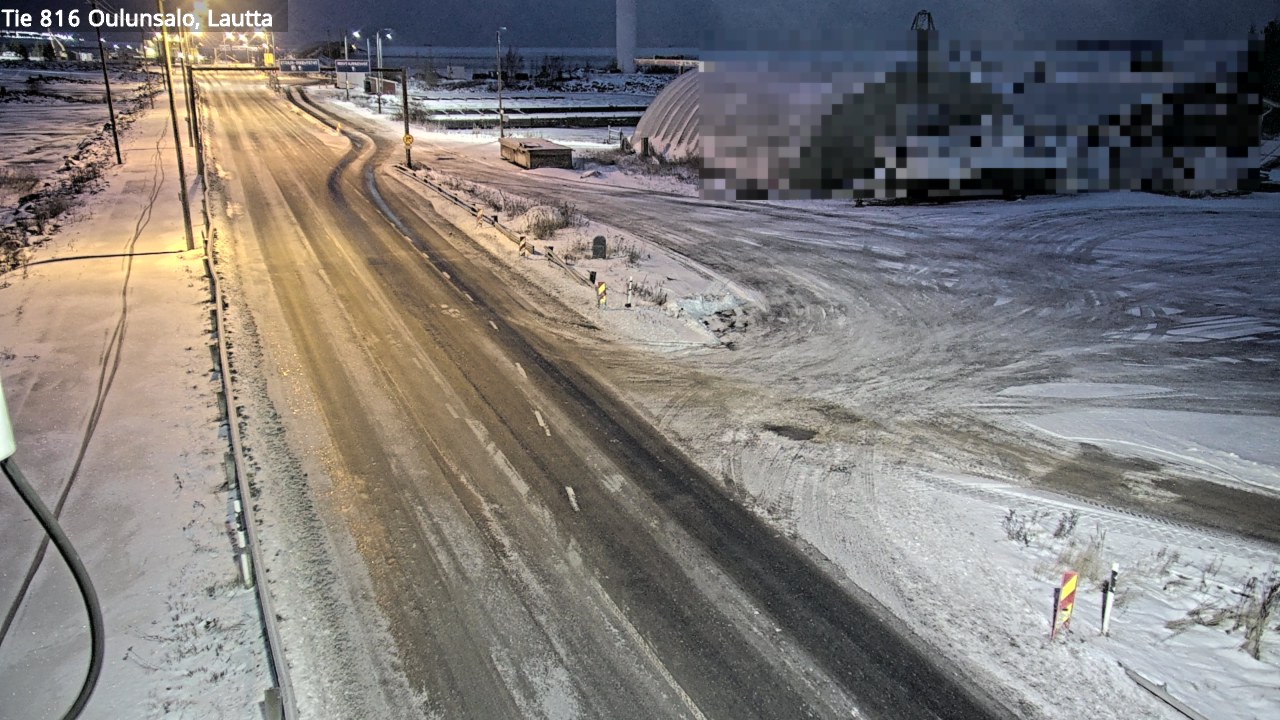 Weather Camera Image Road 816 Oulunsalo, Oulu, Pohjois-Pohjanmaa