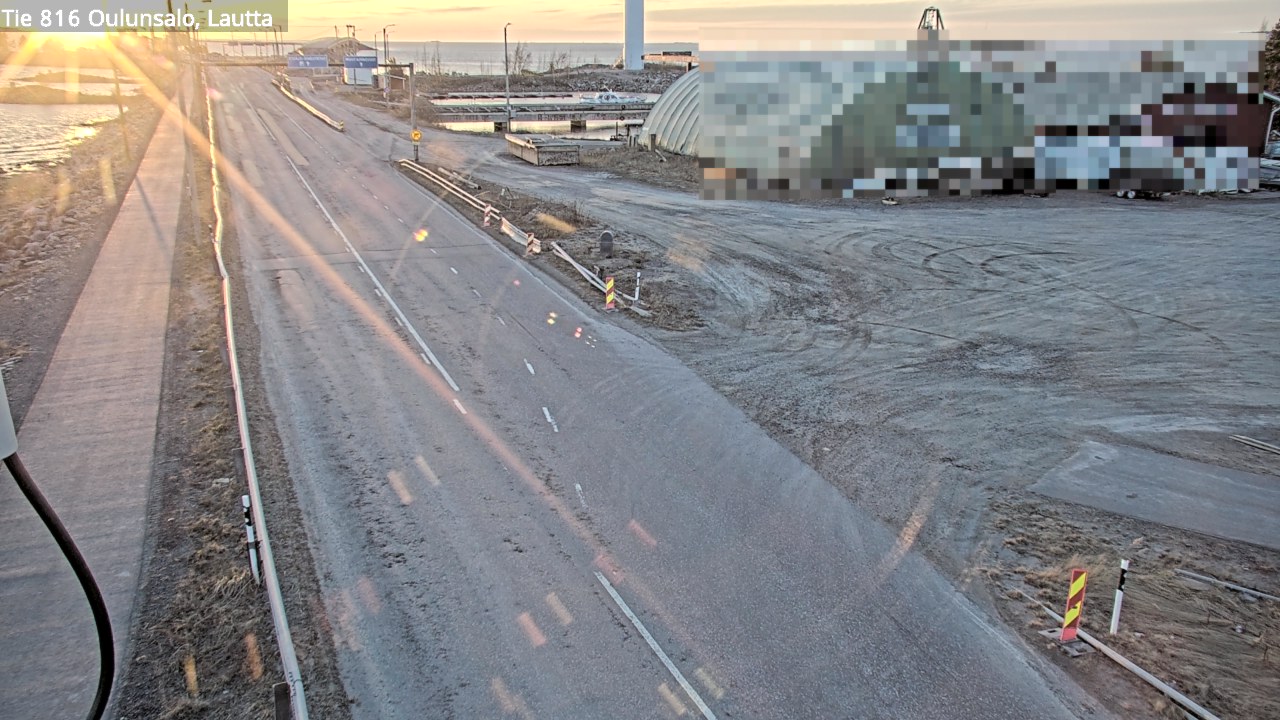 Weather Camera Image Road 816 Oulunsalo, Oulu, Pohjois-Pohjanmaa