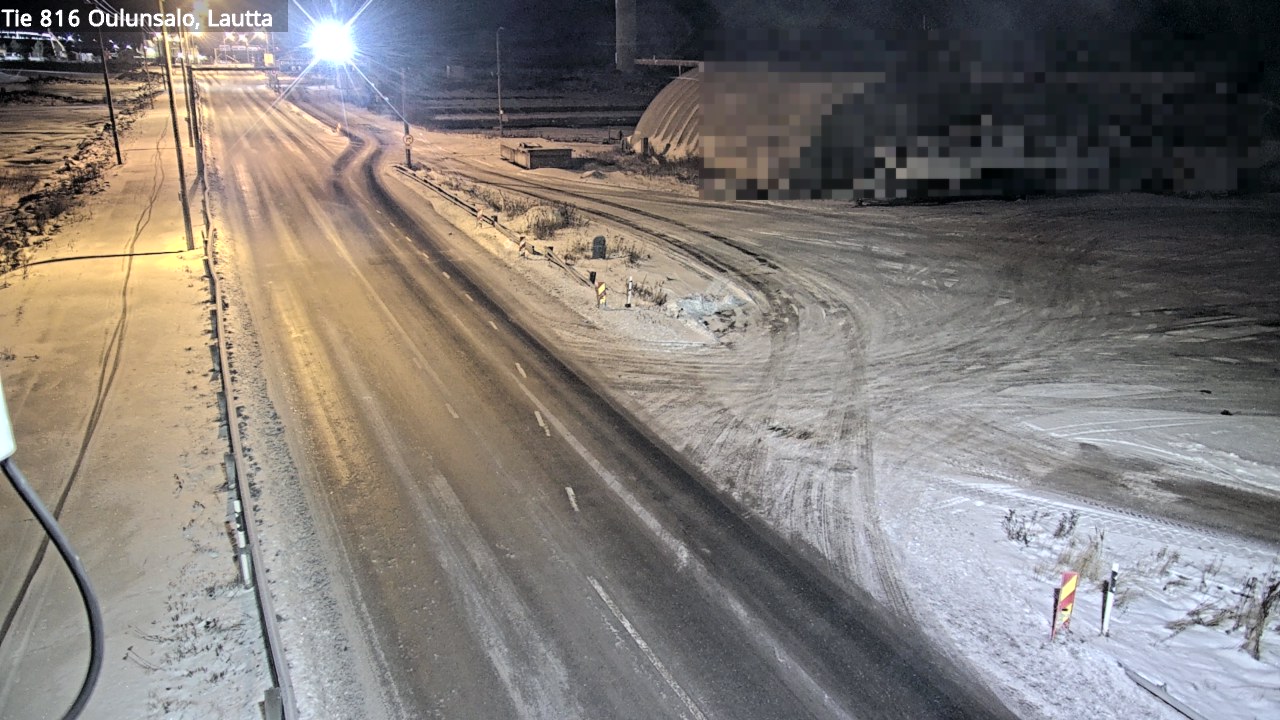 Weather Camera Image Väg 816 Uleåsalo, Oulu, Pohjois-Pohjanmaa