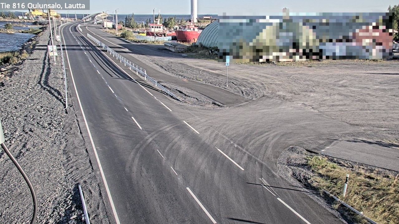 Kelikamerat Kuva Tie 816 Oulunsalo, lauttaranta, Oulu, Pohjois-Pohjanmaa