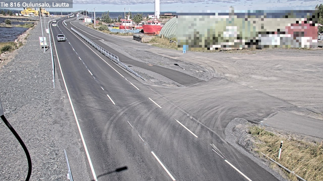 Kelikamerat Kuva Tie 816 Oulunsalo, lauttaranta, Oulu, Pohjois-Pohjanmaa
