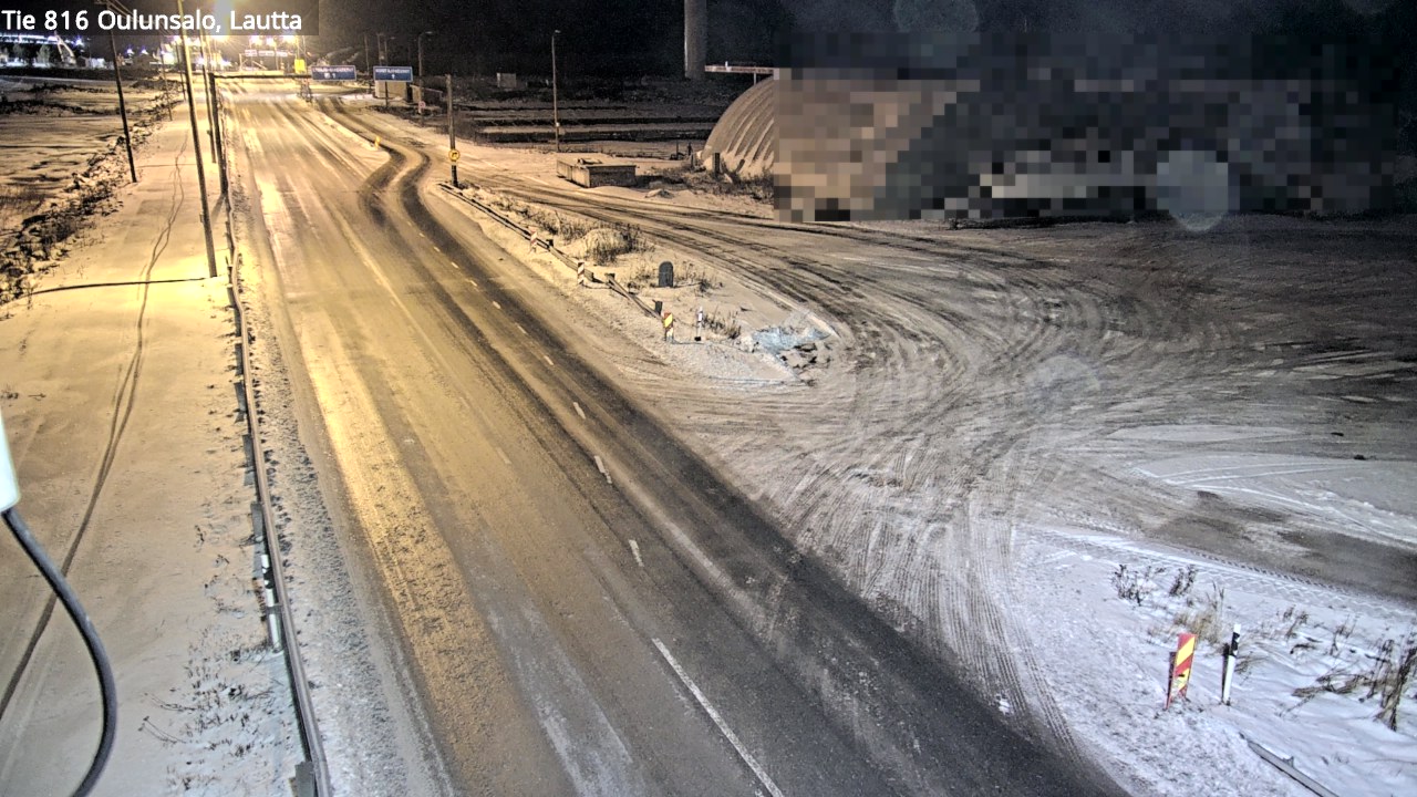 Weather Camera Image Väg 816 Uleåsalo, Oulu, Pohjois-Pohjanmaa