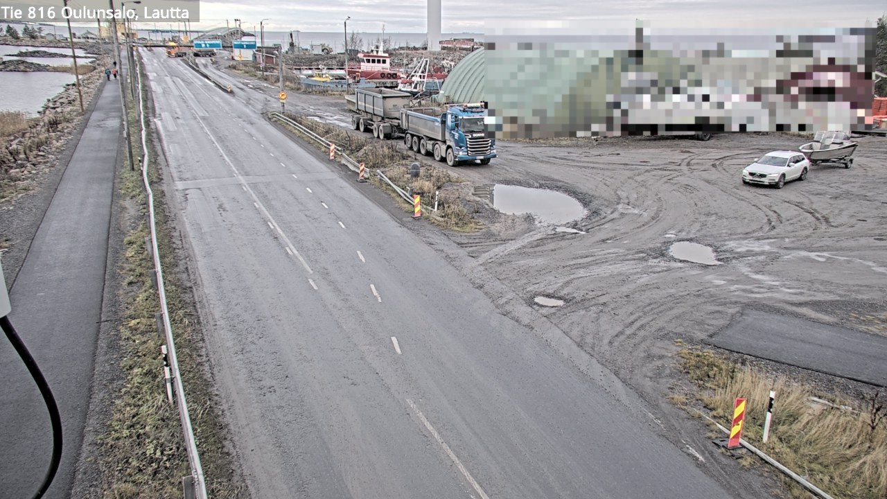 Kelikamerat Kuva Tie 816 Oulunsalo, lauttaranta, Oulu, Pohjois-Pohjanmaa