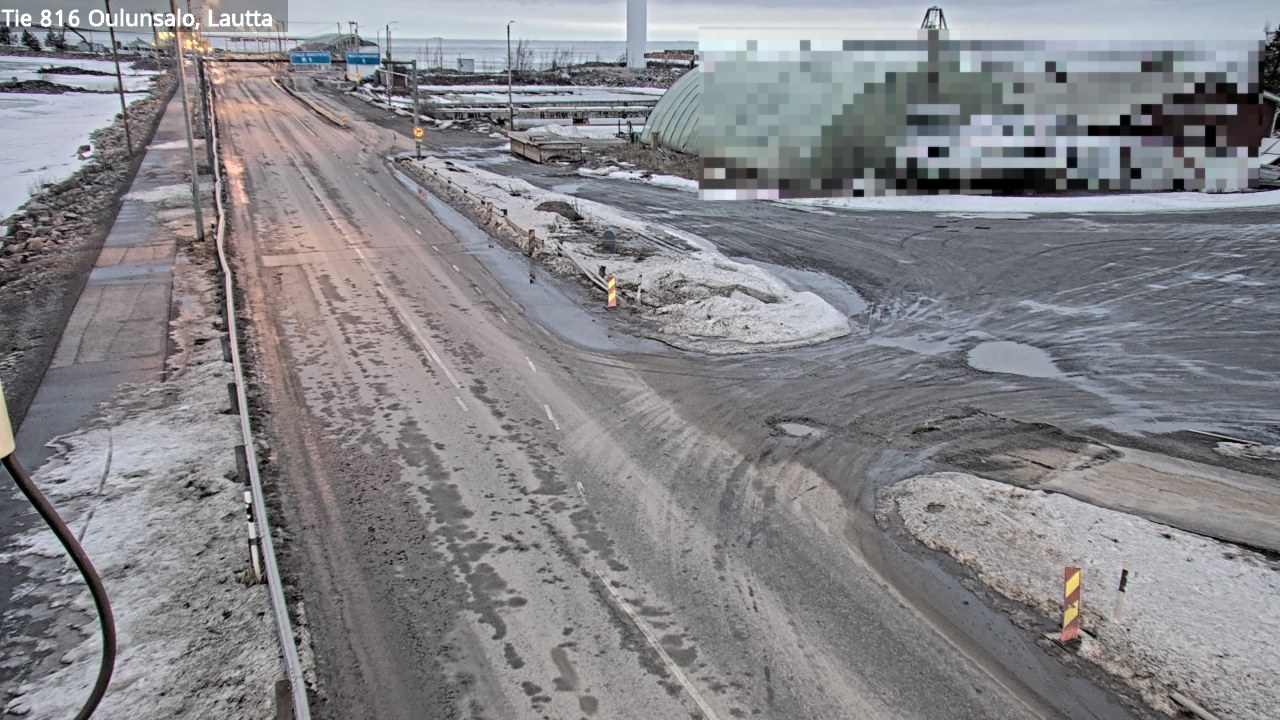 Kelikamerat Kuva Tie 816 Oulunsalo, lauttaranta, Oulu, Pohjois-Pohjanmaa