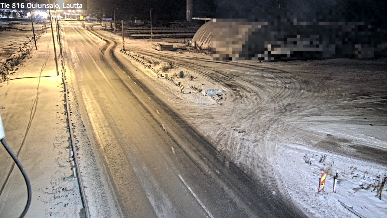 Weather Camera Image Väg 816 Uleåsalo, Oulu, Pohjois-Pohjanmaa