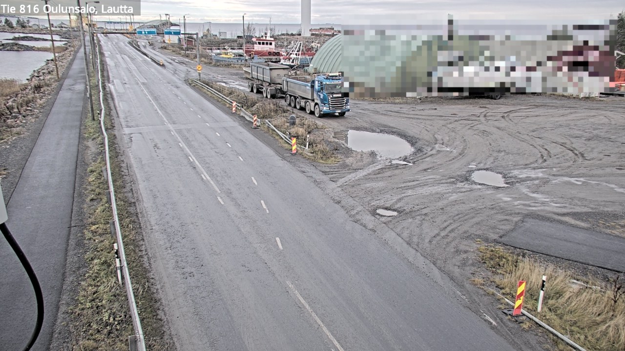 Kelikamerat Kuva Tie 816 Oulunsalo, lauttaranta, Oulu, Pohjois-Pohjanmaa