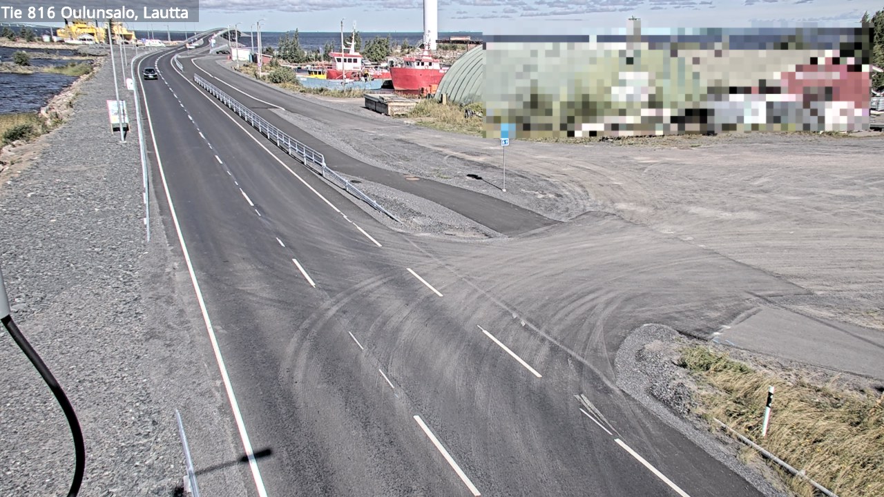 Kelikamerat Kuva Tie 816 Oulunsalo, lauttaranta, Oulu, Pohjois-Pohjanmaa