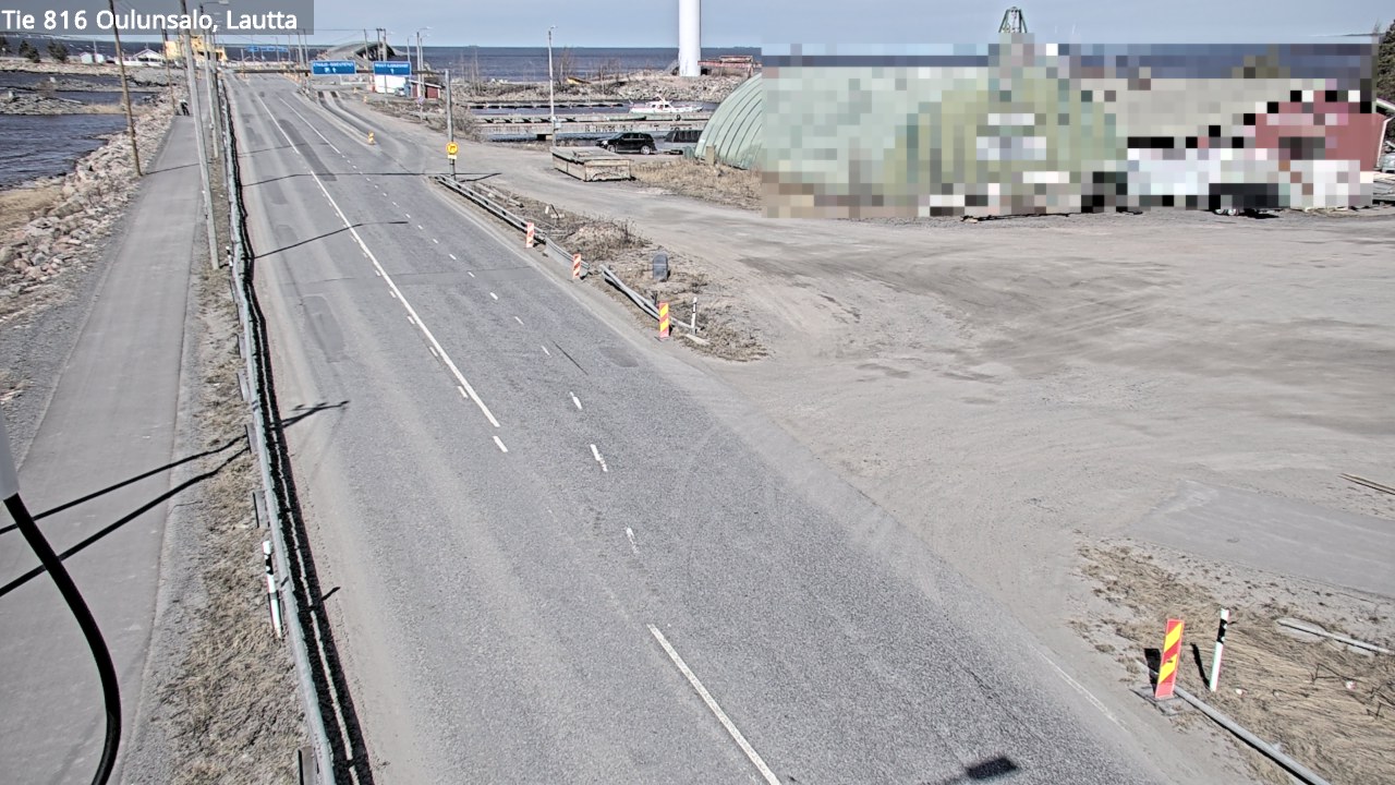 Weather Camera Image Road 816 Oulunsalo, Oulu, Pohjois-Pohjanmaa