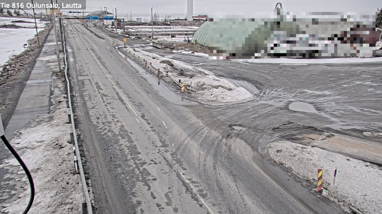 Weather Camera Image Road 816 Oulunsalo, Oulu, Pohjois-Pohjanmaa